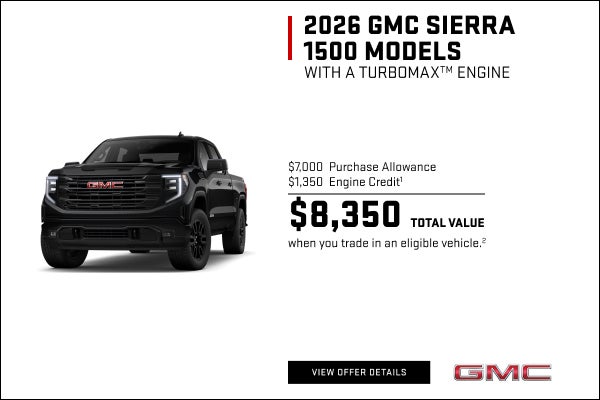 $7,000 Purchase Allowance
$1,350 Engine Credit1
$8,350 Total Value for when you trade in an eligi...