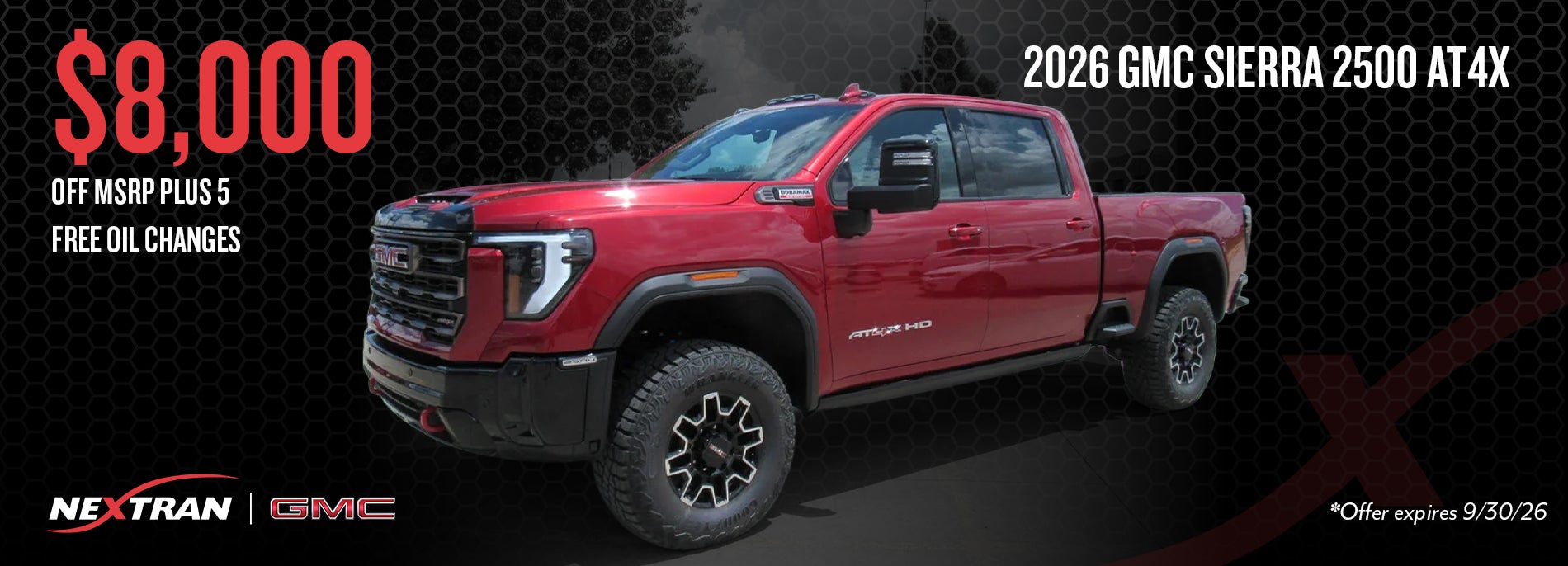 2026 GMC Sierra 2500 AT4X