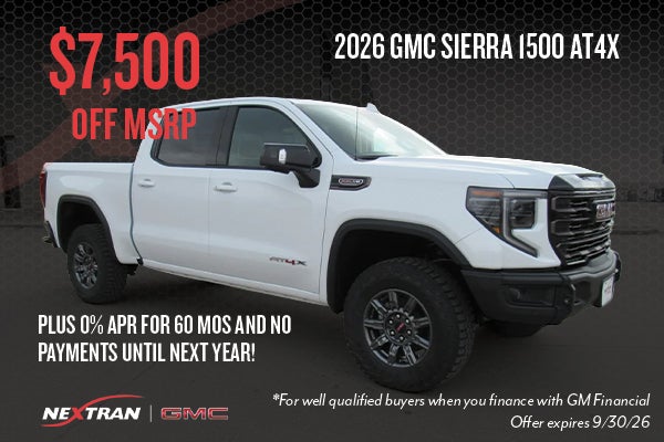 2026 GMC Sierra 1500 AT4X